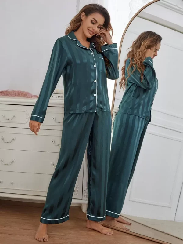 ⁦طقم بيجامه ستان مريح⁩ - الصورة ⁦23⁩
