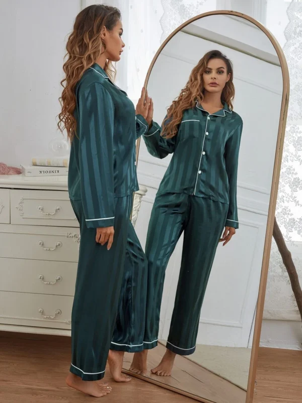 ⁦طقم بيجامه ستان مريح⁩ - الصورة ⁦24⁩