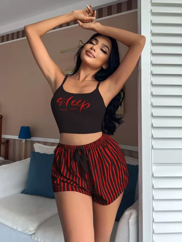 ⁦طقم بيجامه مخطط⁩ - الصورة ⁦29⁩