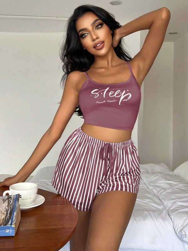 ⁦طقم بيجامه مخطط⁩ - الصورة ⁦39⁩