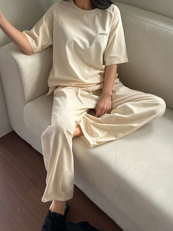 ⁦قطعتين بيجامة ناعمة⁩ - الصورة ⁦3⁩