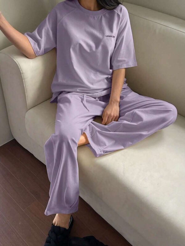 ⁦قطعتين بيجامة ناعمة⁩ - الصورة ⁦10⁩